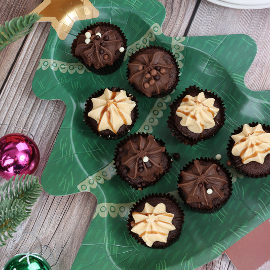 Christmas Tree Serving Plates - Pack of Three