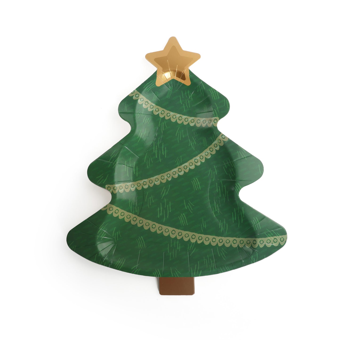 Christmas Tree Serving Plates - Pack of Three