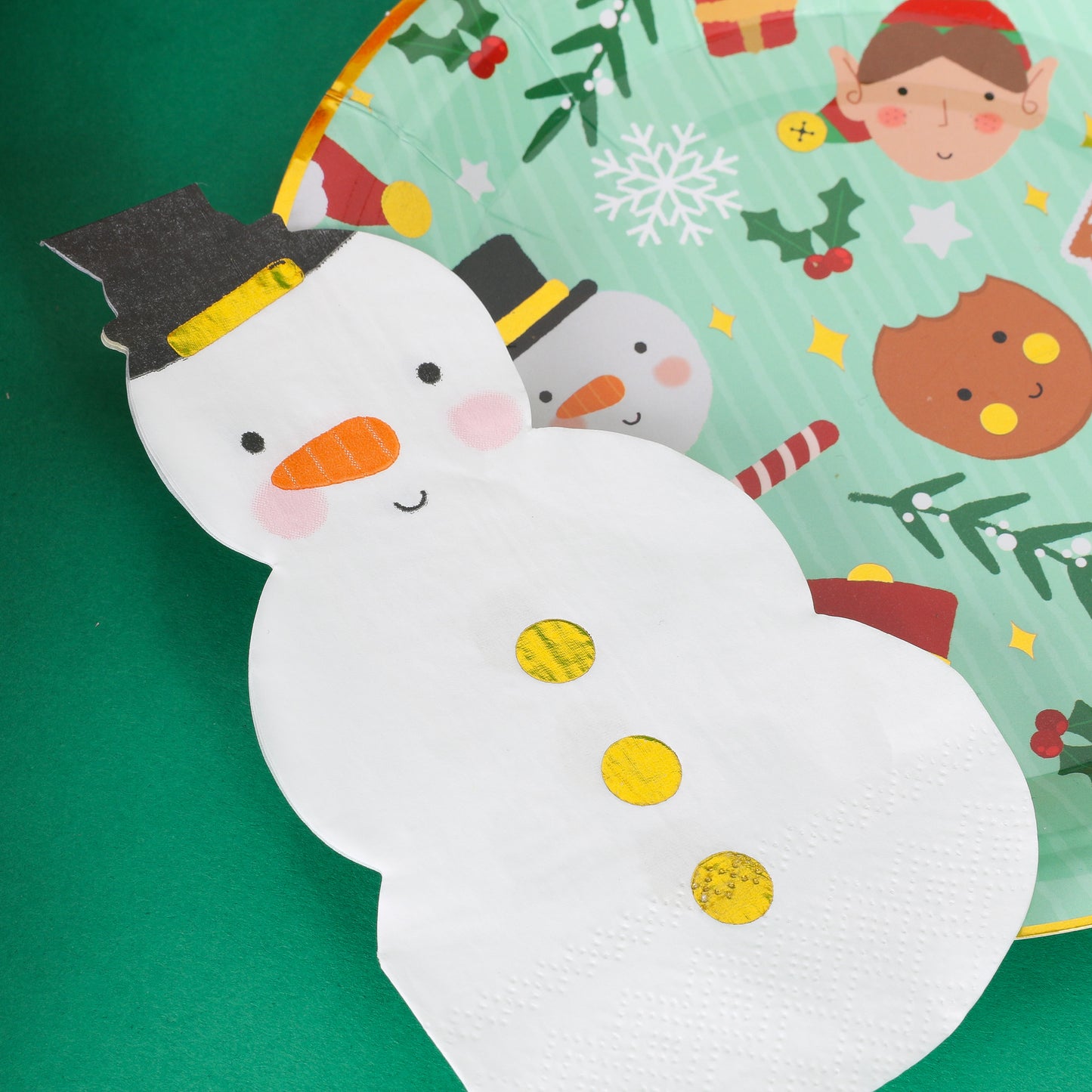 Snowman Christmas Paper Napkins Pack of 20