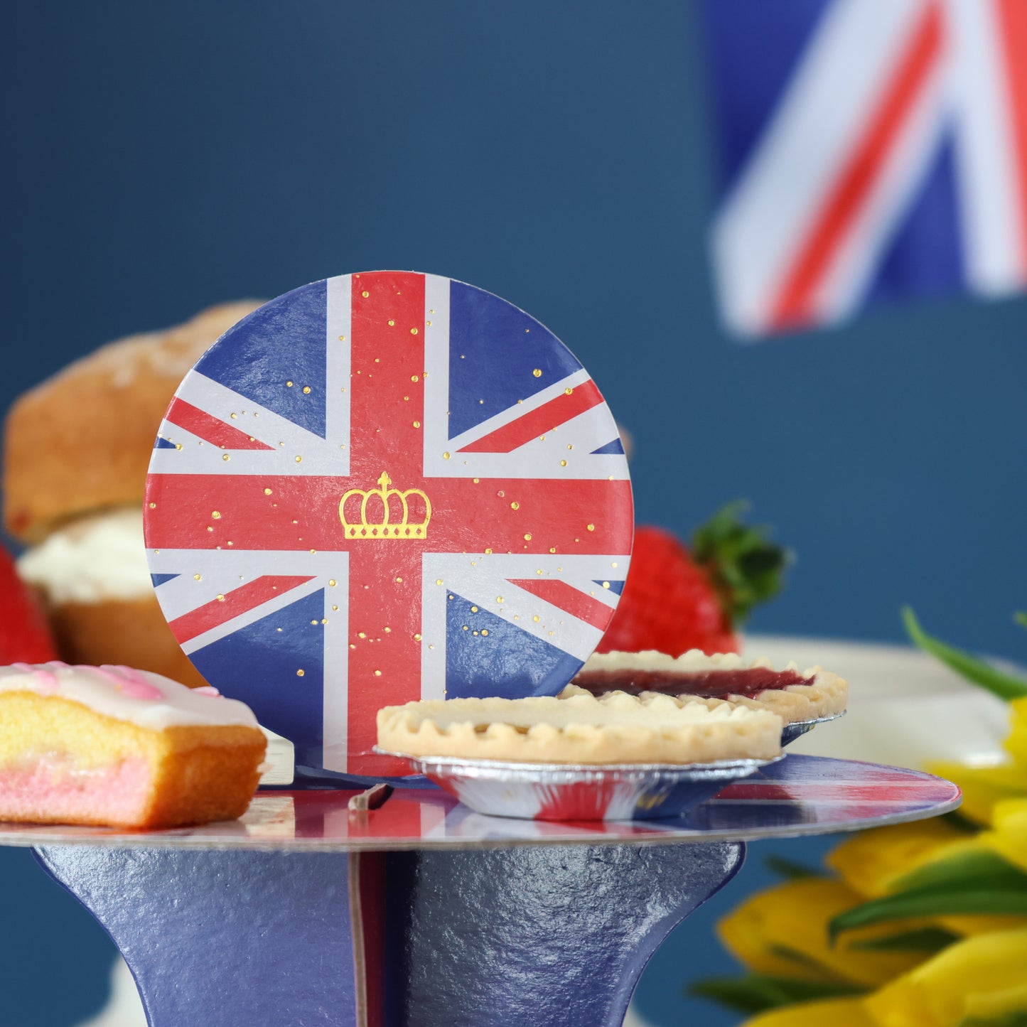 Union Jack 3-Tier Cake Stand