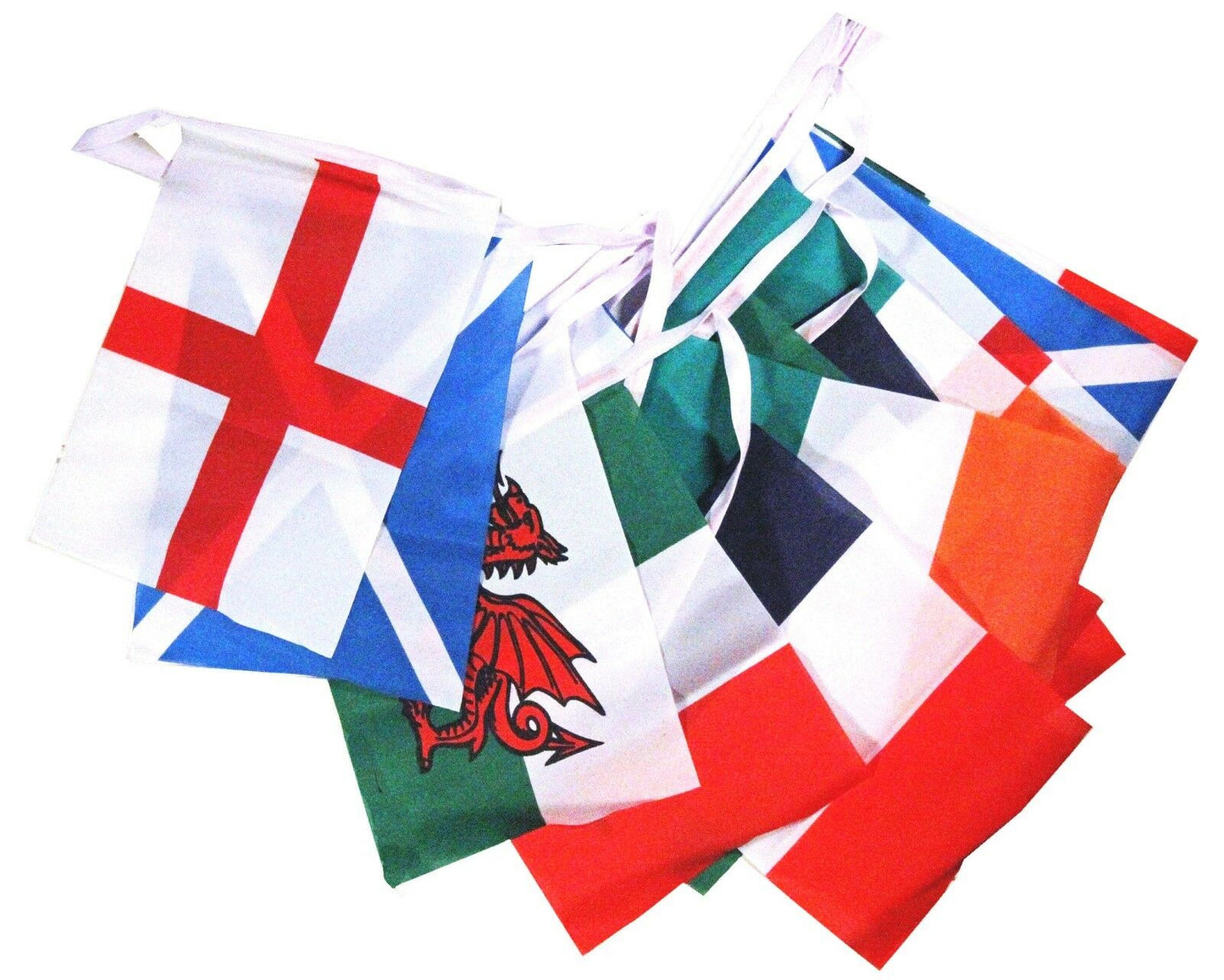 6 Nations Bunting 7 Metres Length with 24 Flags