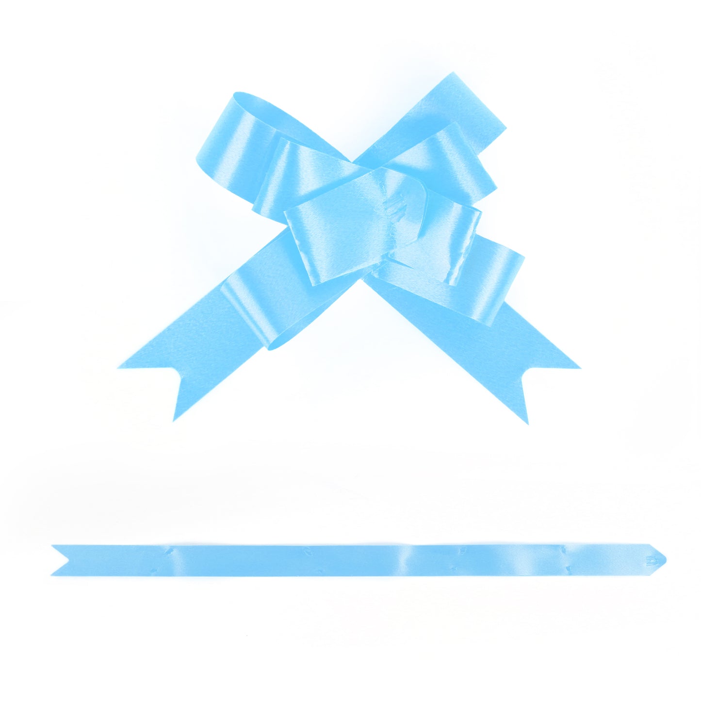Baby Blue 6cm Pull Bows in 20's