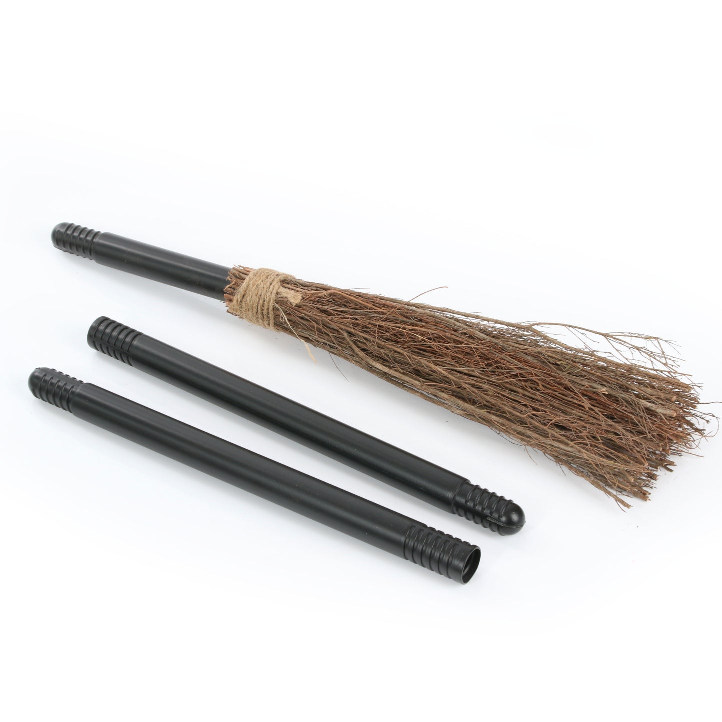 3PC SCREW TOGETHER PLASTIC DELUXE BROOM