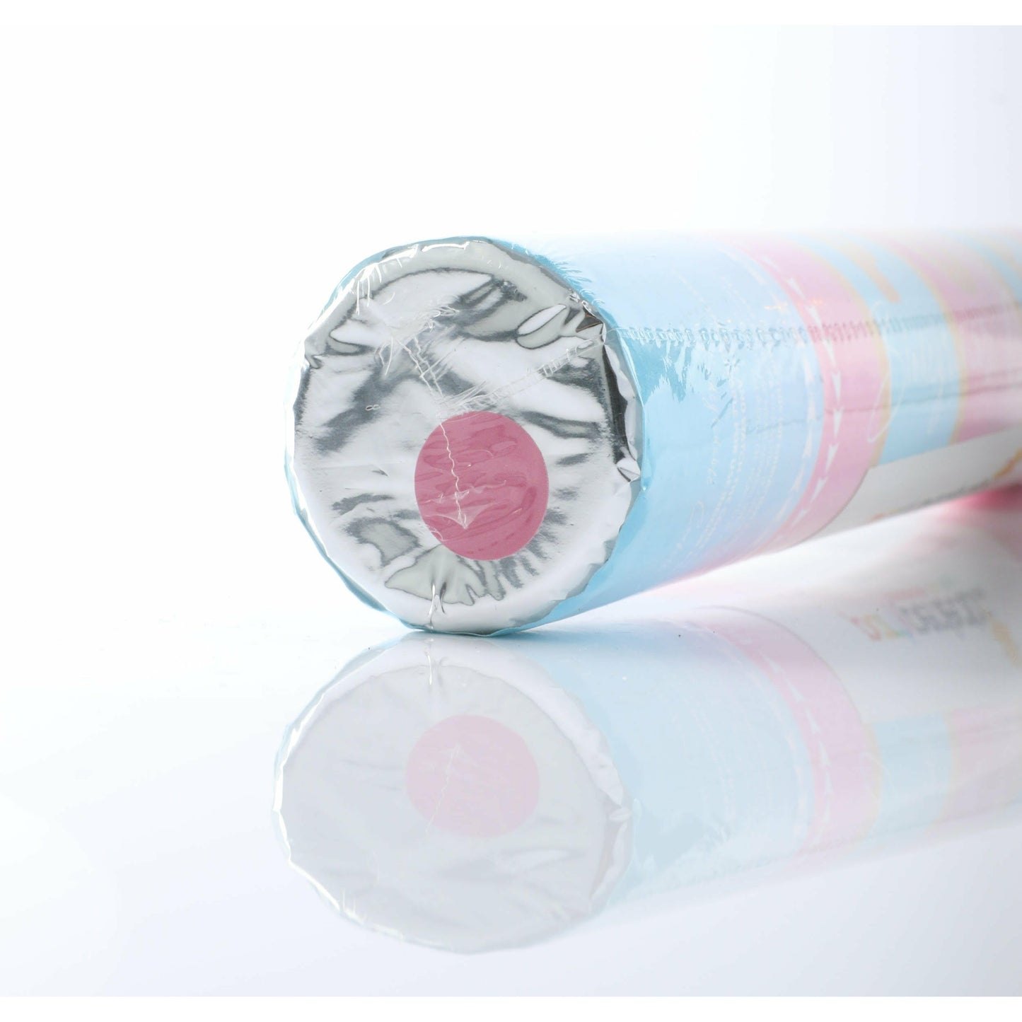 Gender Reveal 20cm Confetti Cannon Pink & White