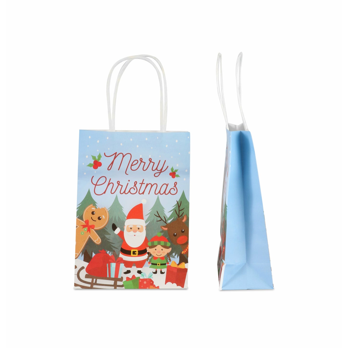 Christmas Paper Bag with Handles