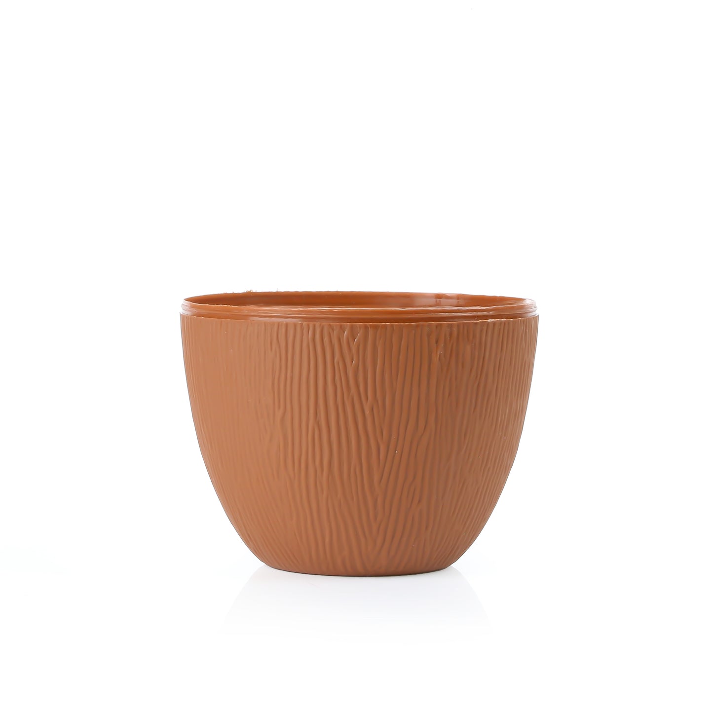 COCONUT CUP WITH RED FLOWER AND PAPER STRAW