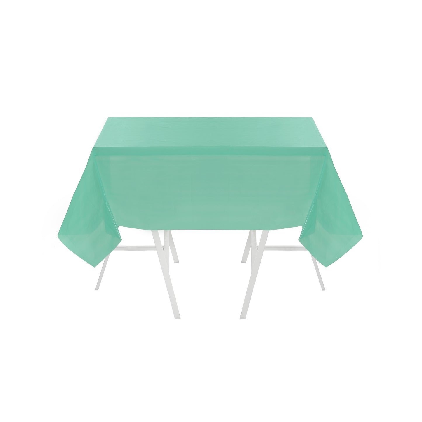 GREEN PVC DISPOSABLE TABLE COVER