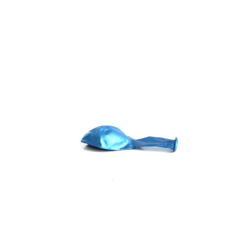 7 INCH METALLIC LIGHT BLUE LATEX BALLOONS PACK OF 50