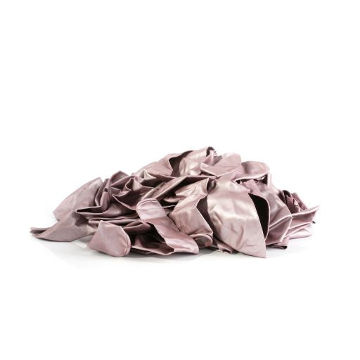 7 INCH METALLIC PINK LATEX BALLOONS PACK OF 50