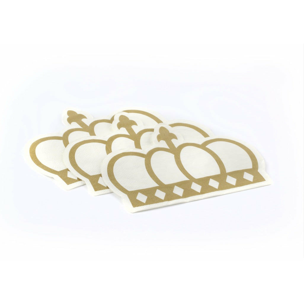 British Coronation Party Crown Royal Paper Napkins (Pack of 20)