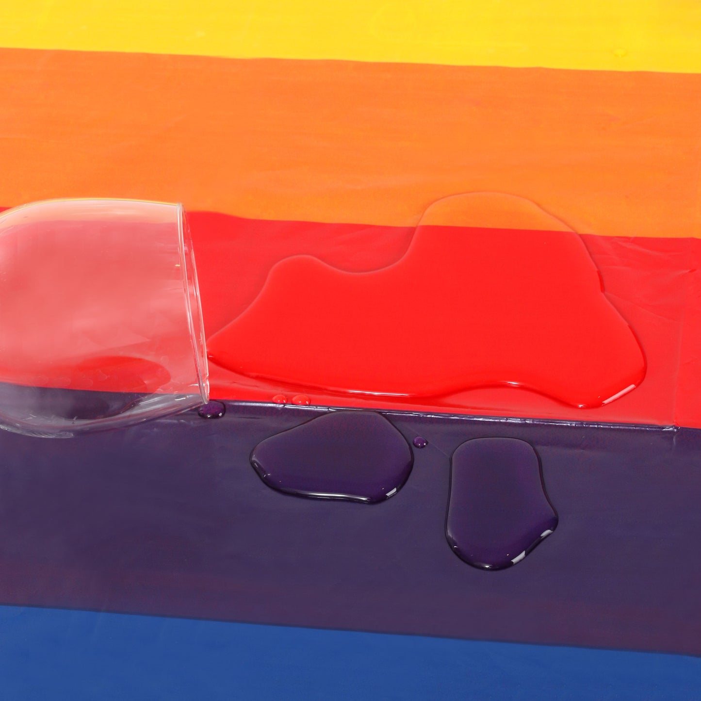 Rainbow Pride 6 Colour Plastic Tablecloth