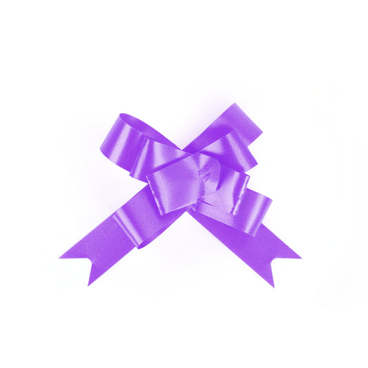 Purple 6cm Pull Bows in 20's