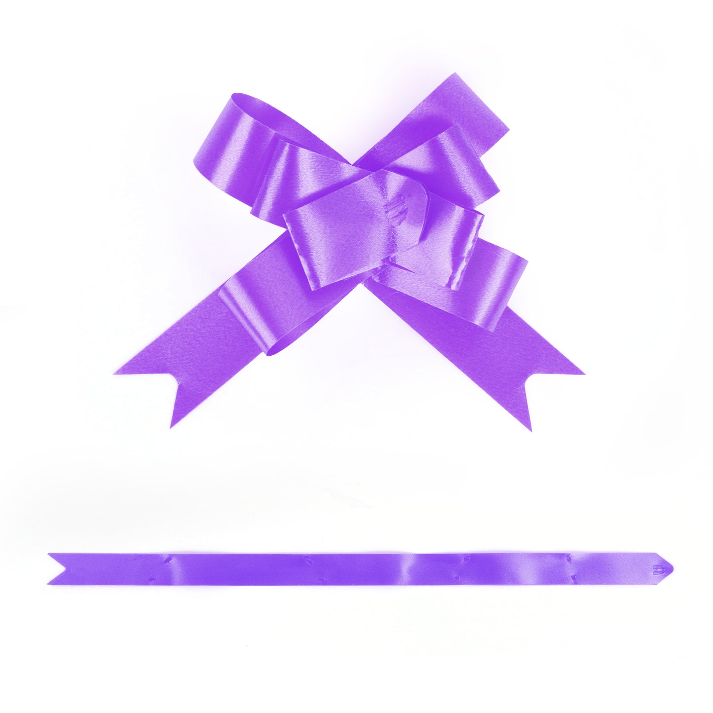 Purple 6cm Pull Bows in 20's