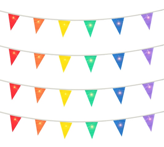 Rainbow Light Up Bunting