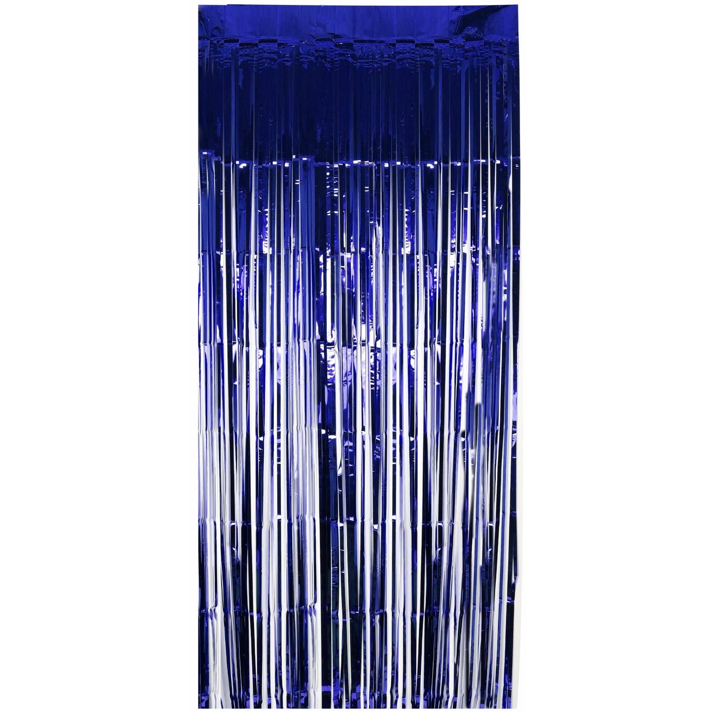 Royal Blue Foil Door Curtain