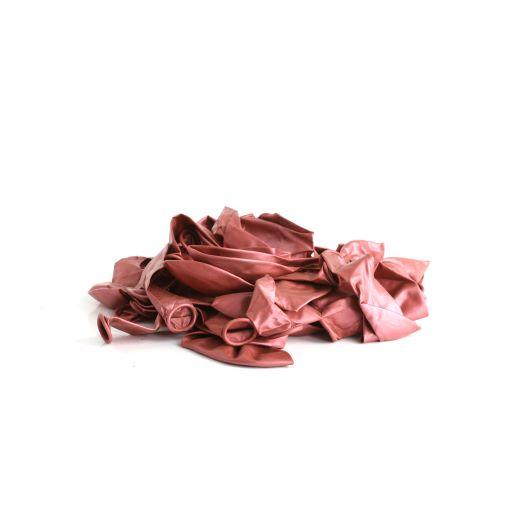 7 INCH METALLIC RED LATEX BALLOONS PACK OF 100