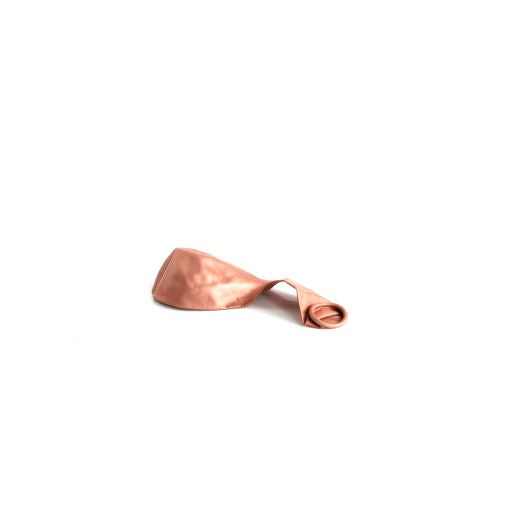 7 INCH METALLIC ROSE GOLD LATEX BALLOONS PACK OF 50