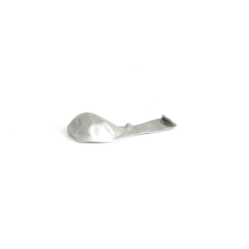 7 INCH METALLIC SILVER LATEX BALLOONS PACK OF 100