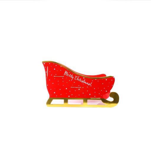 Santa Sleigh Christmas 3 Row Cake or Food Stand