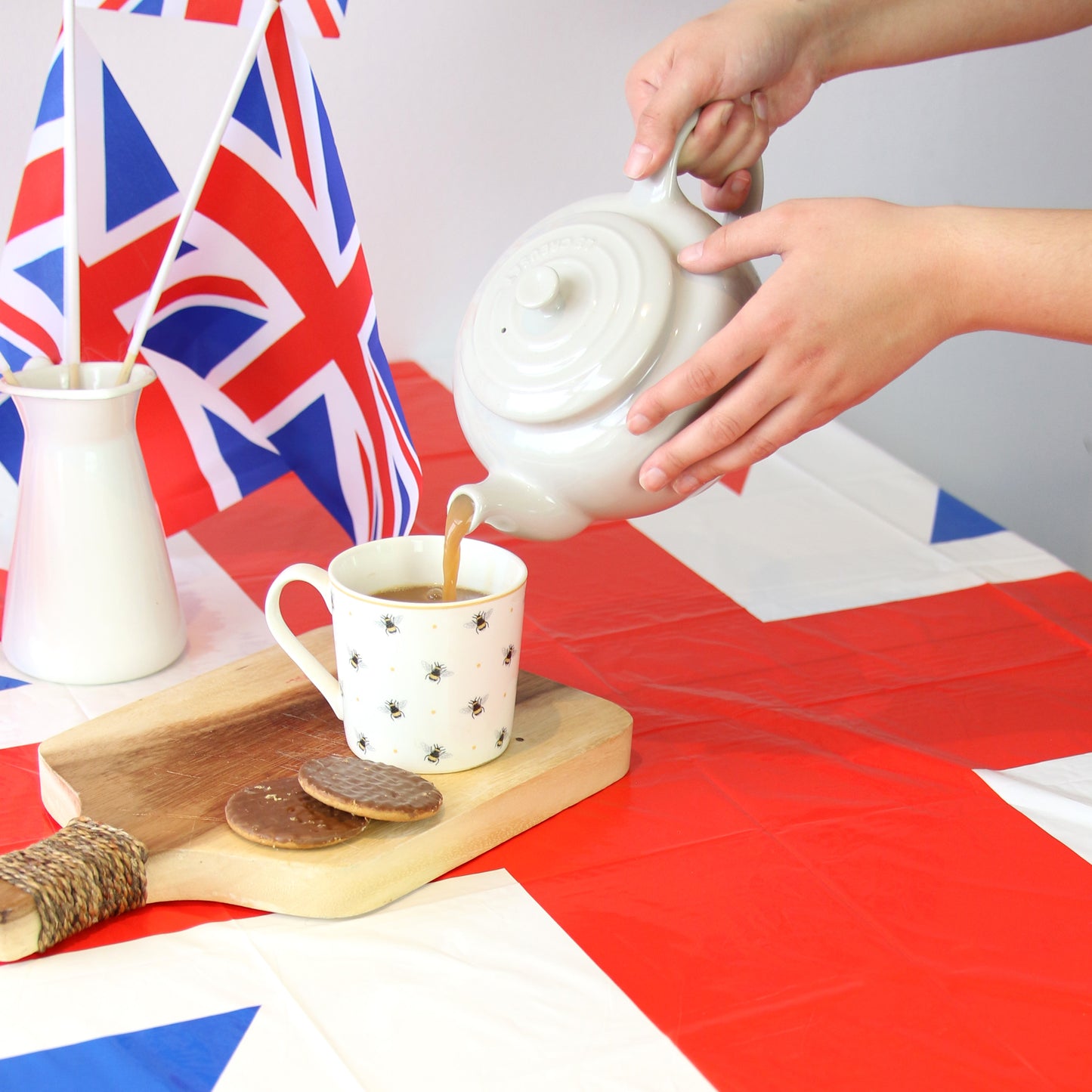 Union Jack Plastic Tablecloth