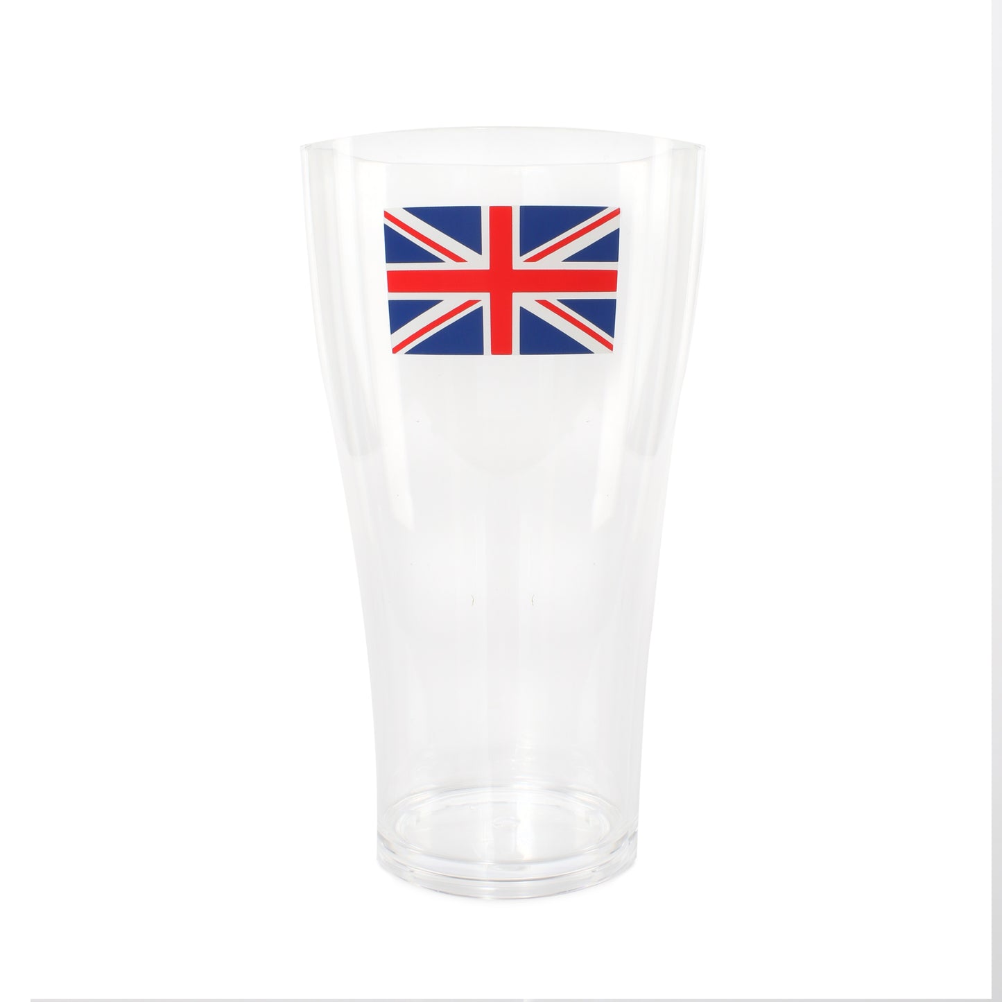 568ml HEAVY DUTY PLASTIC DISPOSABLE UNION JACK PINT CUP IN PACKS 6