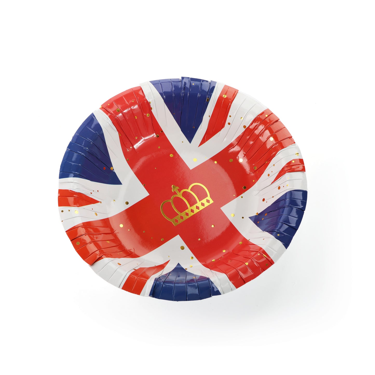 Union Jack 7.5 Inch Paper Bowl (Pack of 10)