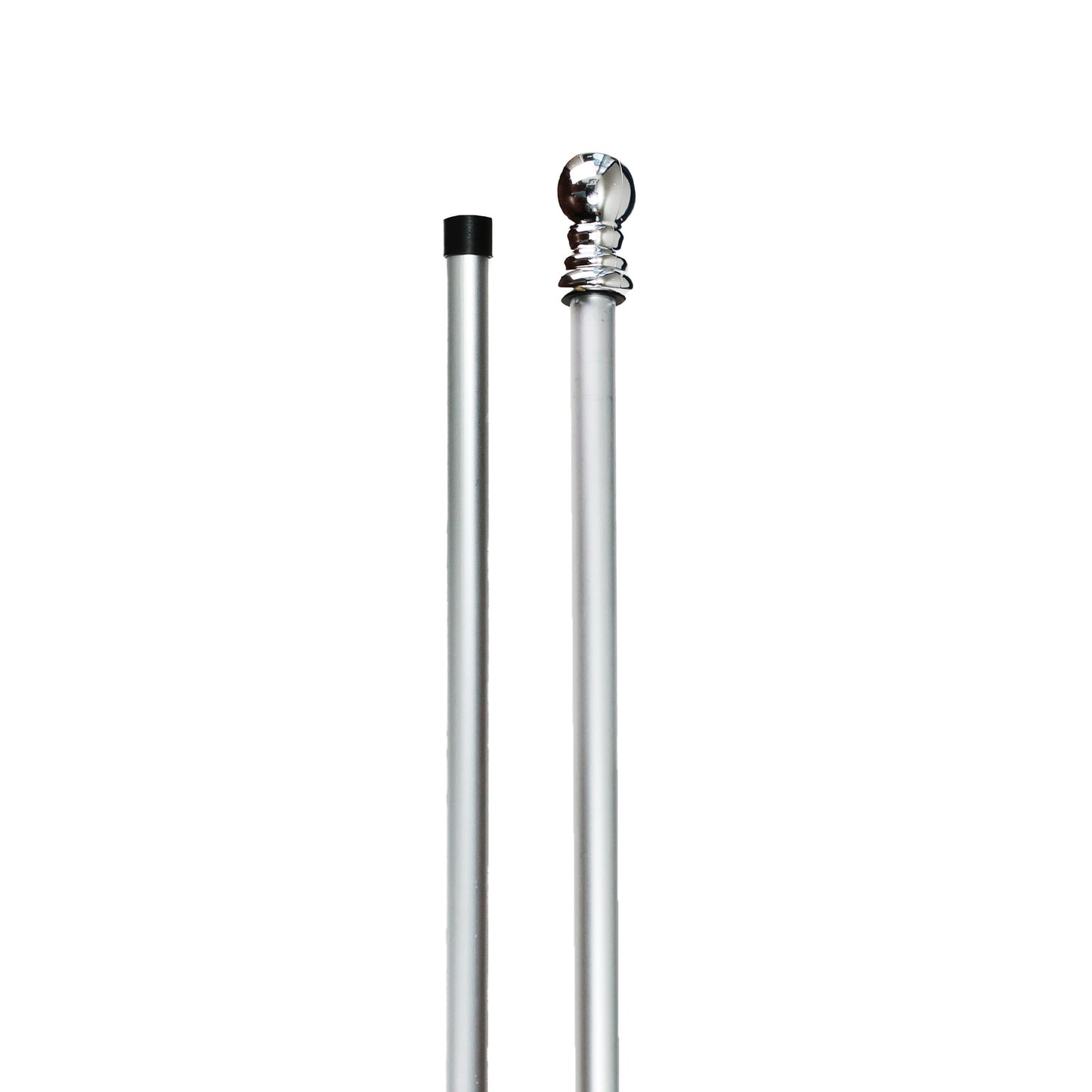 6 Foot Telescopic Aluminium Flag Pole and Wall Bracket Set
