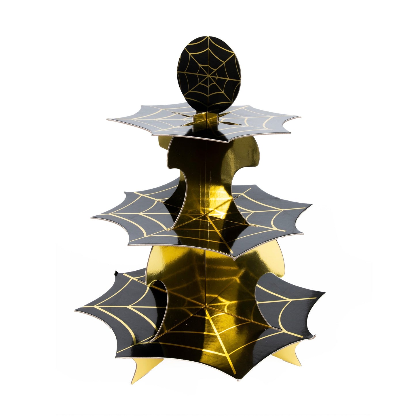 Halloween Spider Web 3 Tier Cake Stand