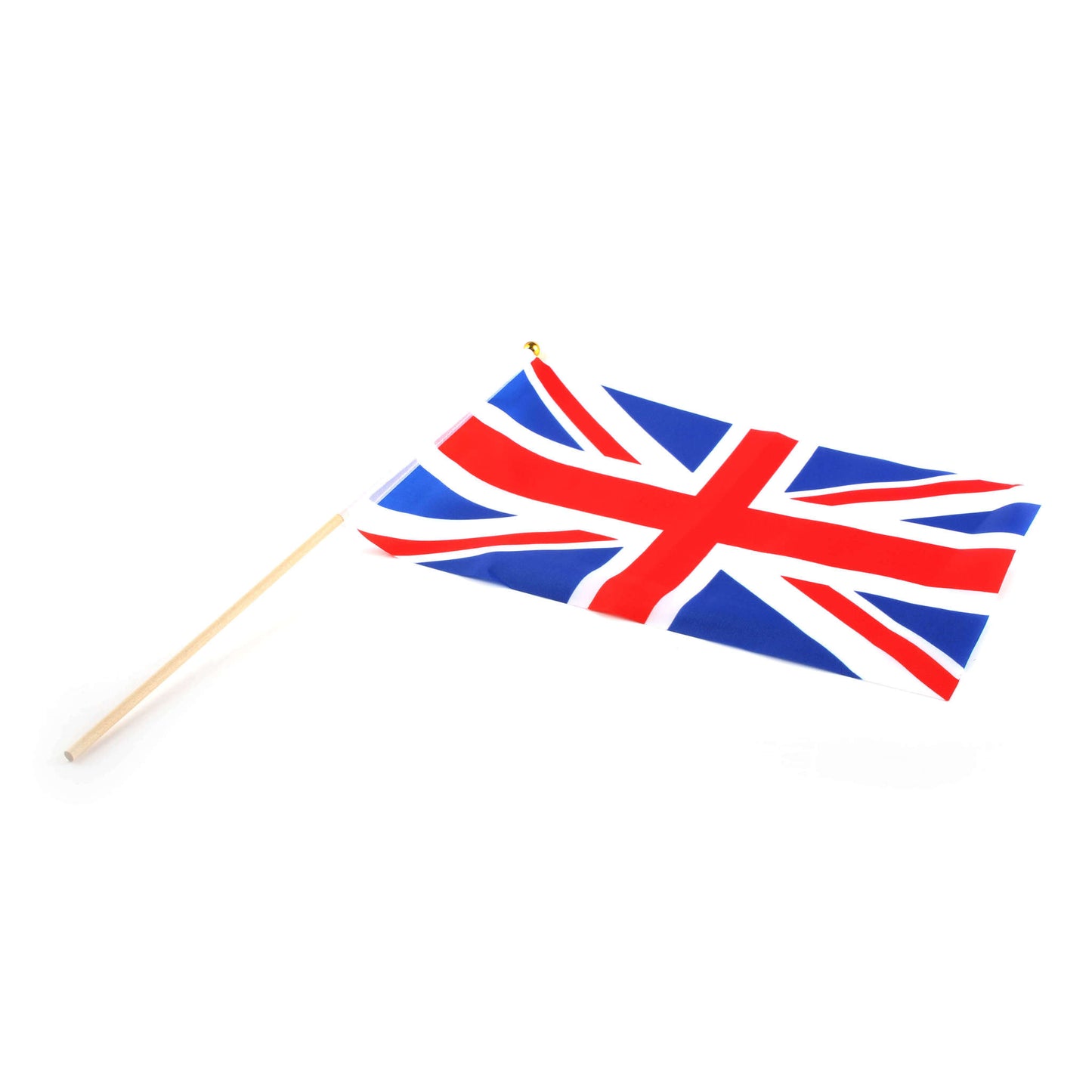 Union Jack Hand Waving Flag Polyester Pack of 10