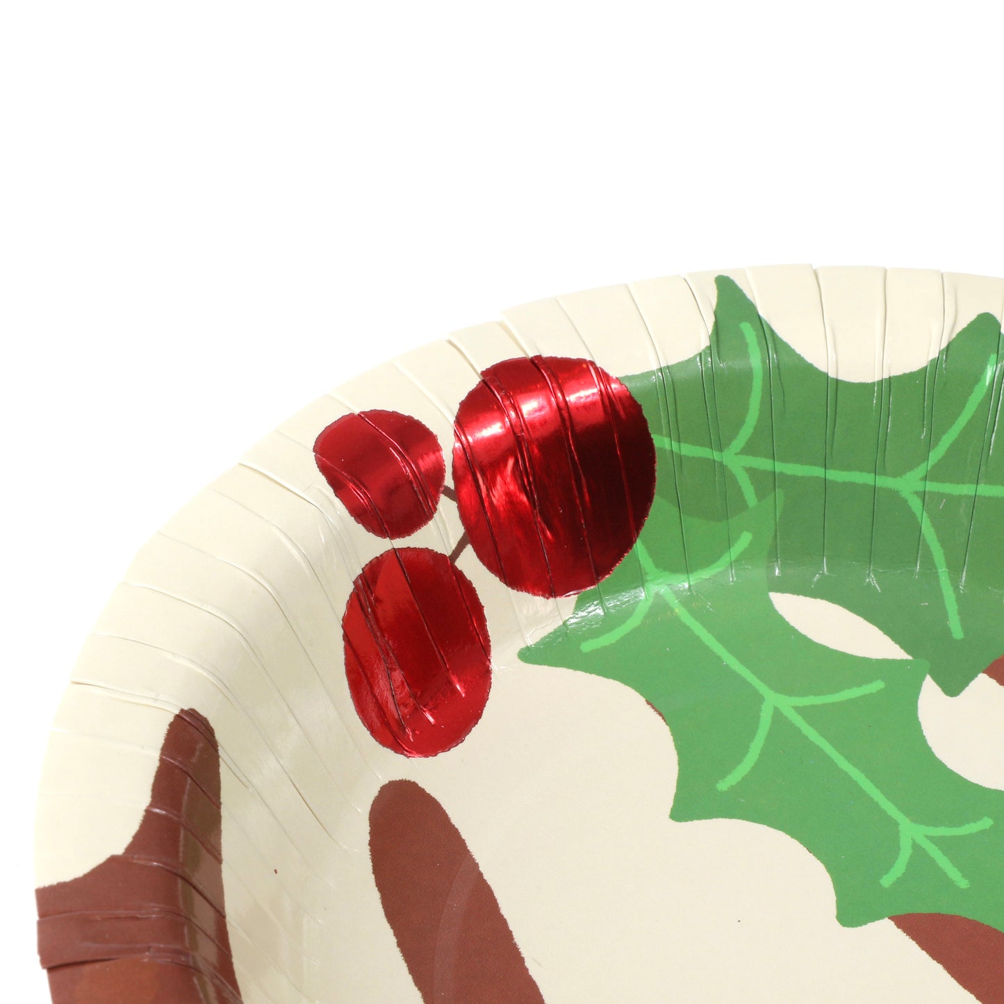 Christmas Pudding 7.5 Inch Paper Bowls Pack of 10