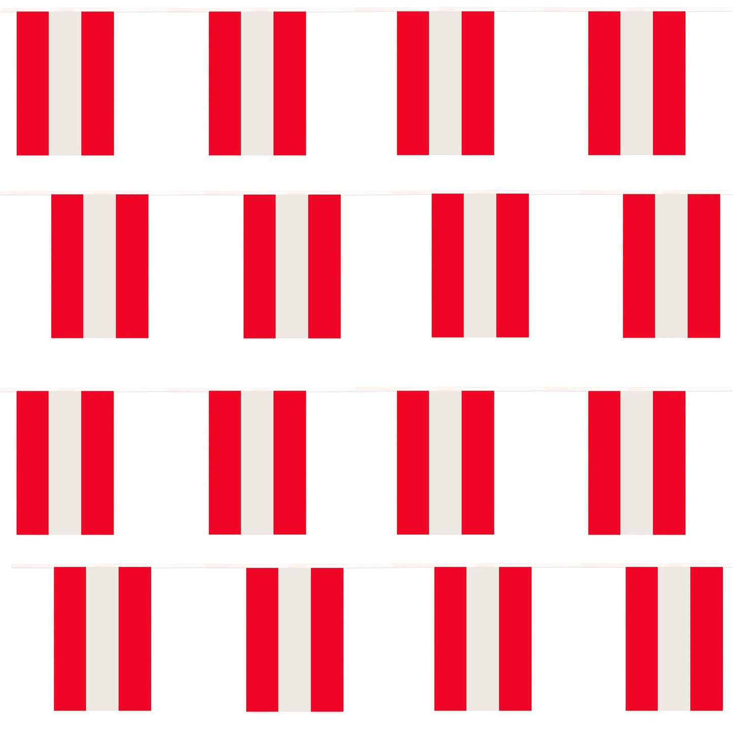 Austria 10 Metre PVC Bunting with 20 Flags