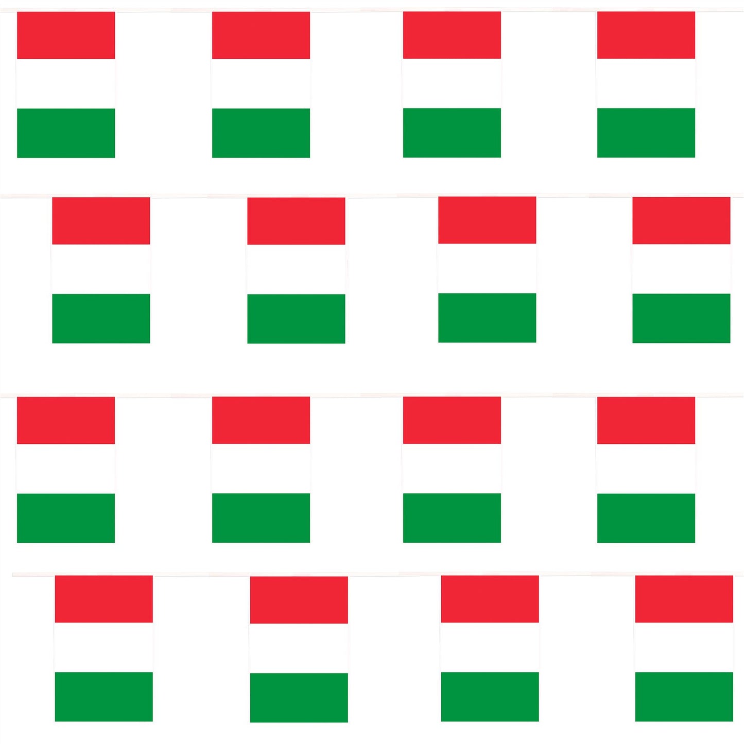 Italy 10 Metre Polyester Bunting with 24 Flags