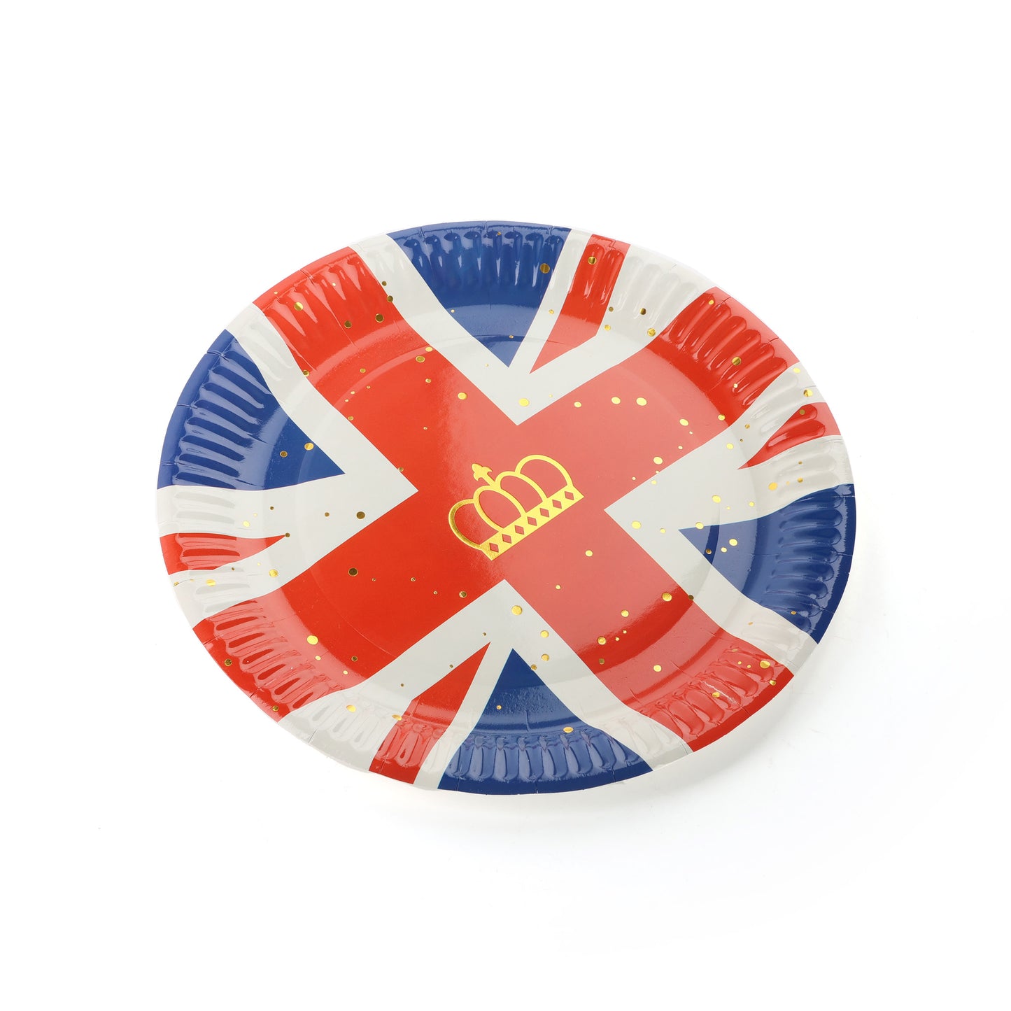 Union Jack 9 Inch Paper Plate (Pack of 10)
