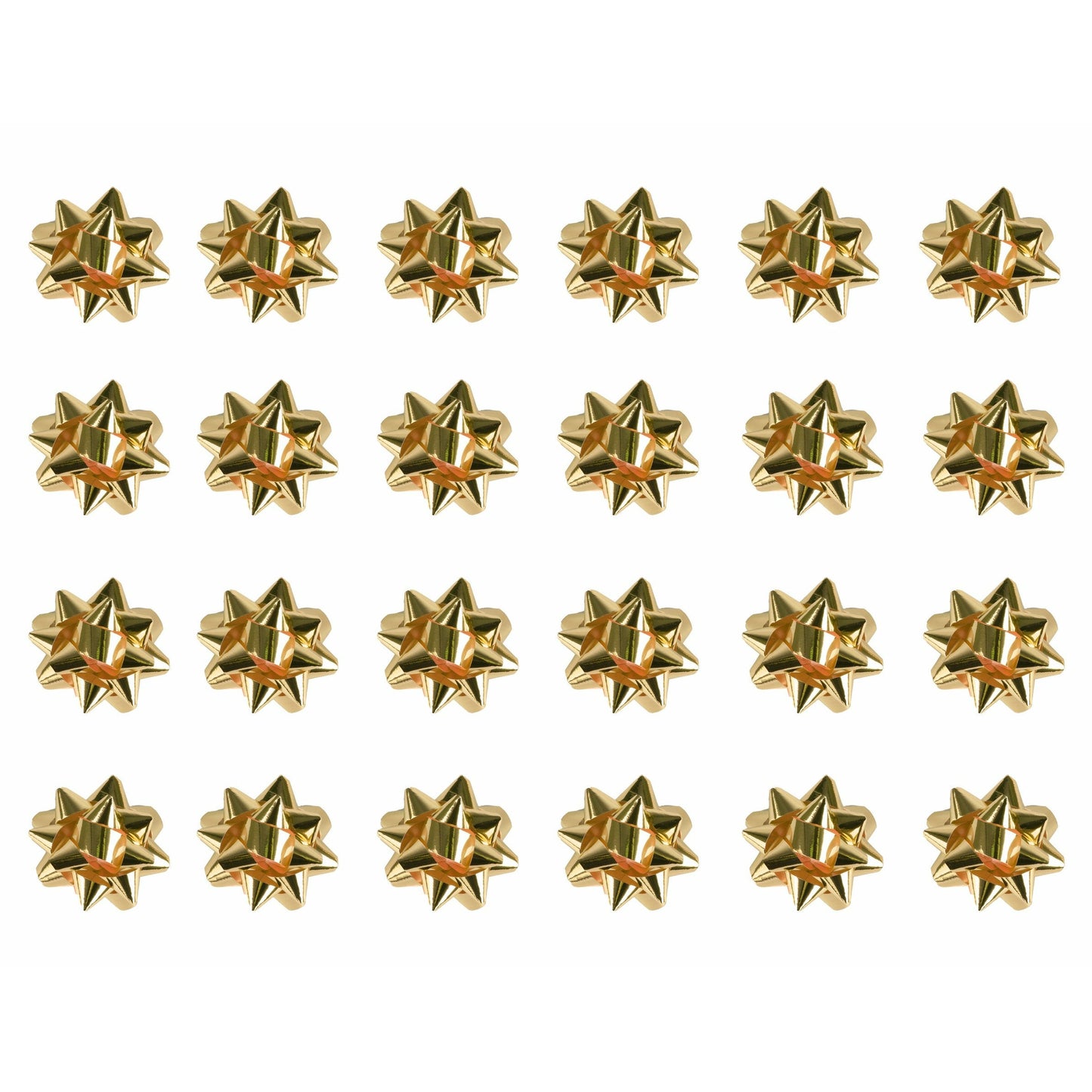 Small Foil Bows Gold Pack 25