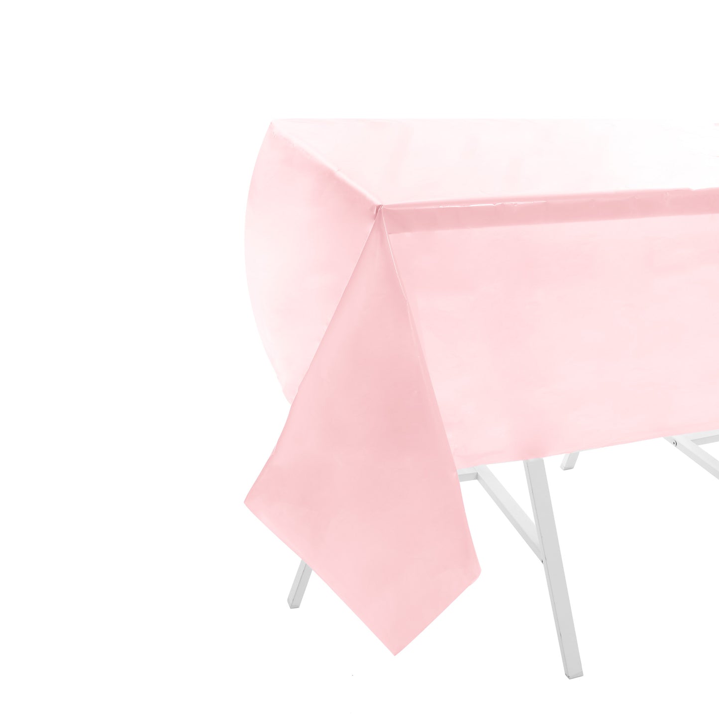 PINK PVC DISPOSABLE TABLE COVER
