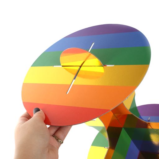 Rainbow Pride 3 Tier Cake Stand