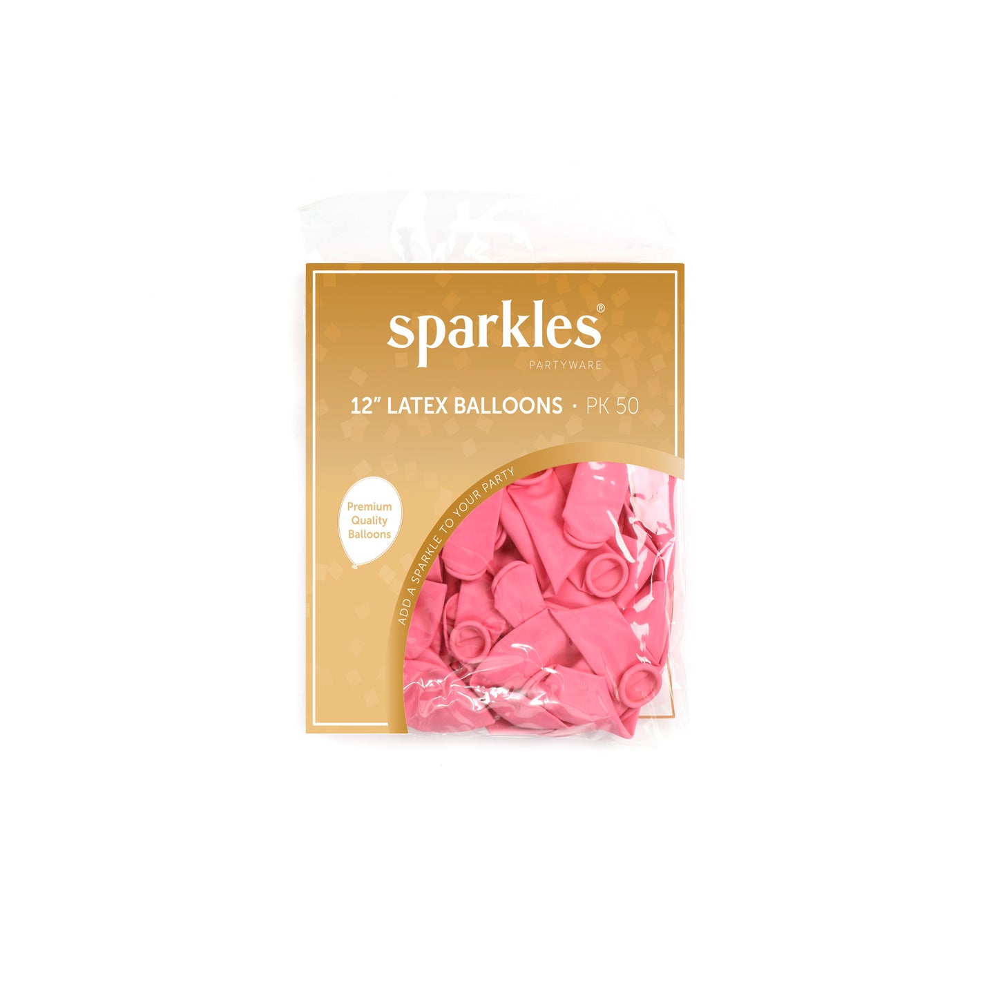 Pack of Baby Pink Matte Latex Balloons