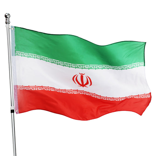 Iran 5ft x 3ft Flag with 2 Eyelets