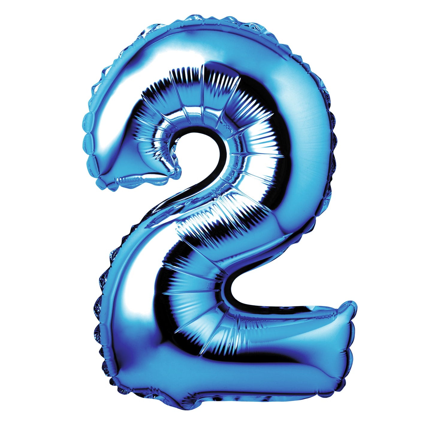 34" Giant Foil Blue Number 2 Balloon