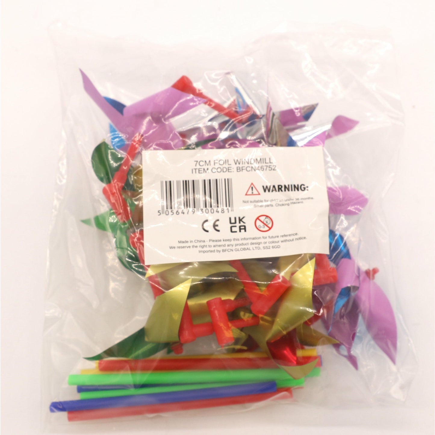 PACK OF 12 MAKE YOUR OWN MINI WINDMILLS