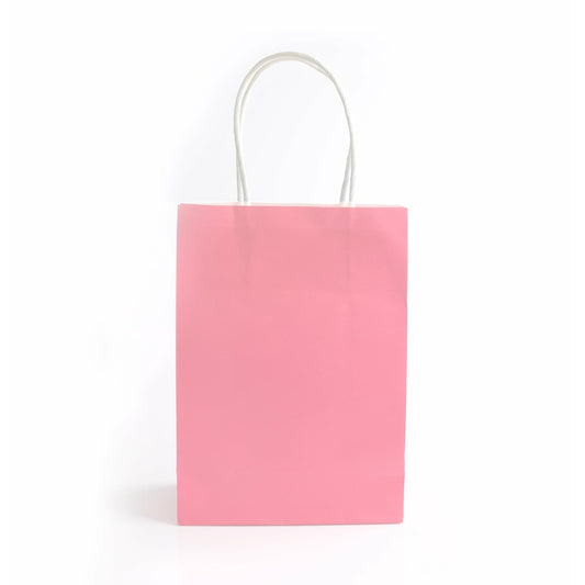 Baby Pink Paper Bag with Handles