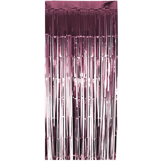 Baby Pink Foil Door Curtain