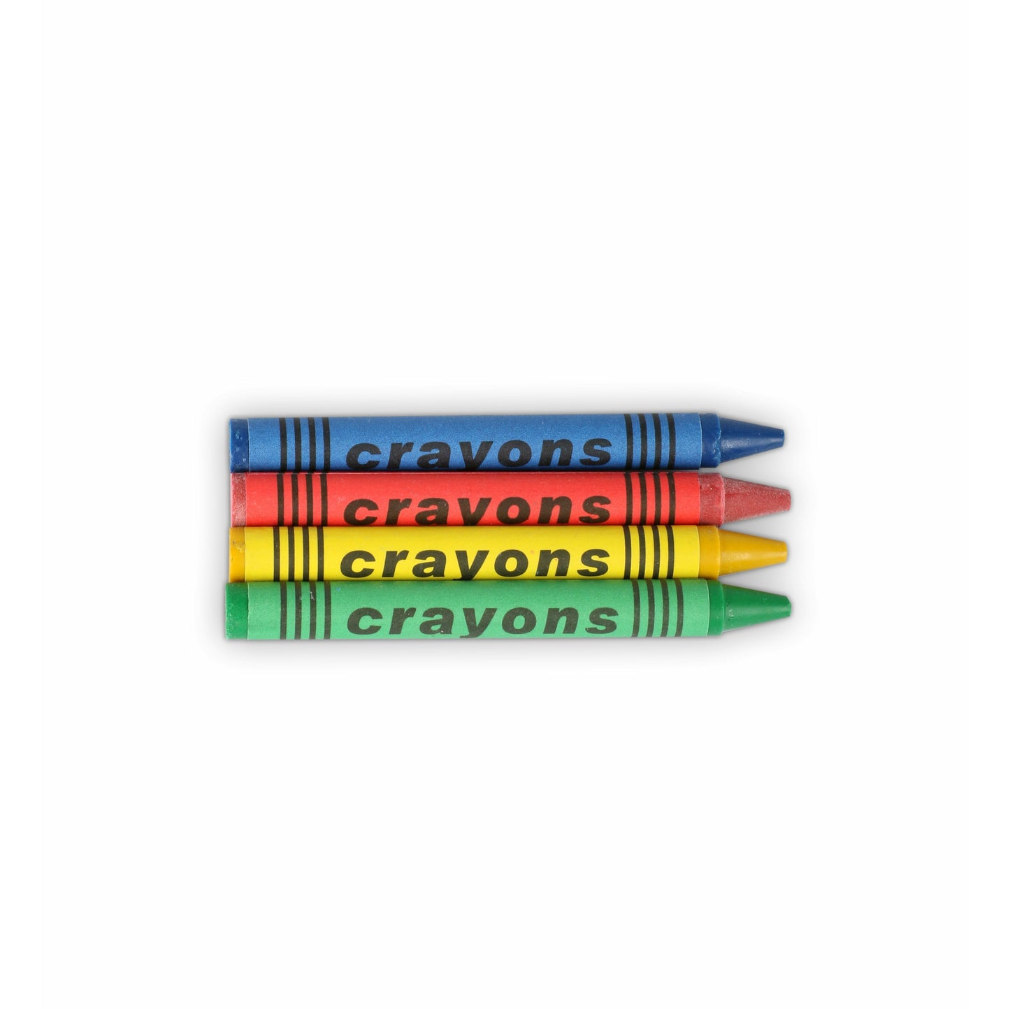 Pack of 12 Boxes of 4 Wax Crayons - 48 Crayons