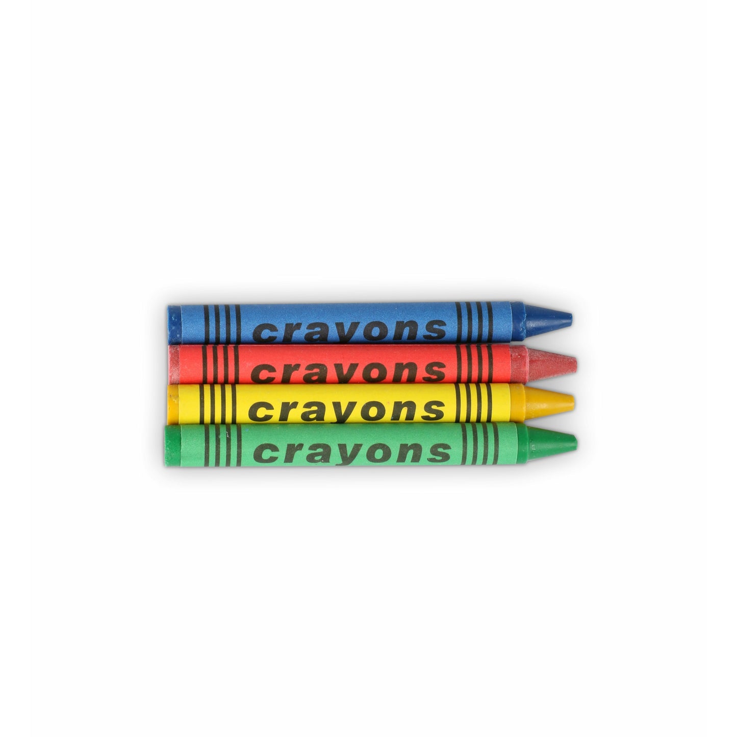 Pack of 10 Boxes of 4 Wax Crayons - 40 Crayons