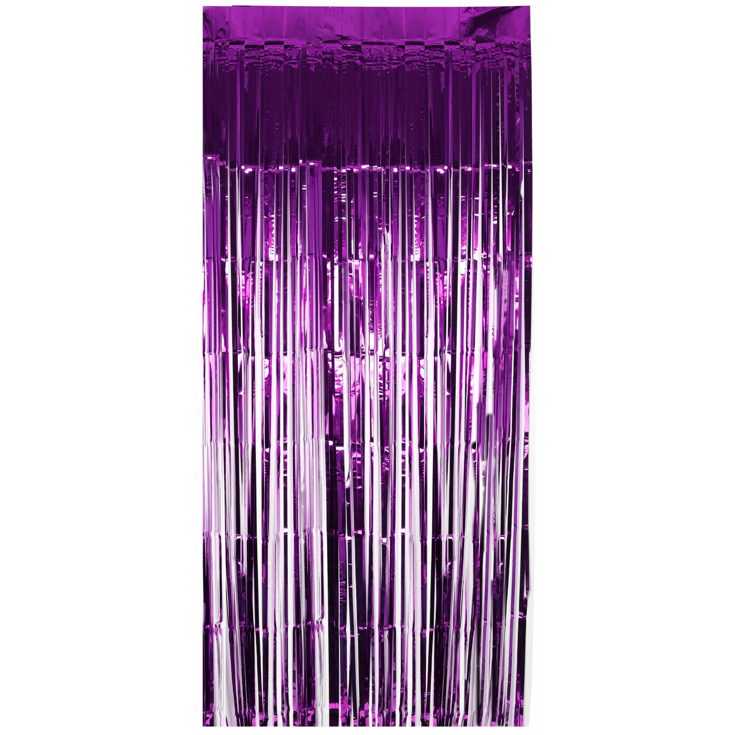Deep Purple Foil Door Curtain