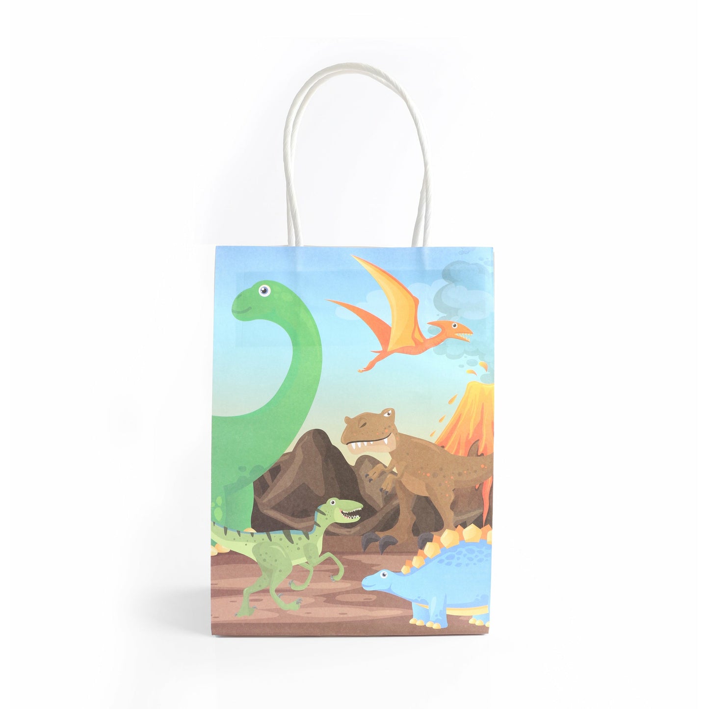 Dinosaur Paper Bag with Handles