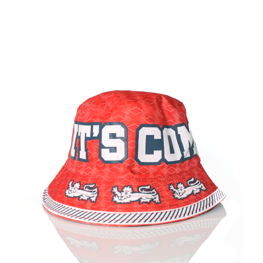 RED ENGLAND "IT'S COMING HOME" BUCKET HAT