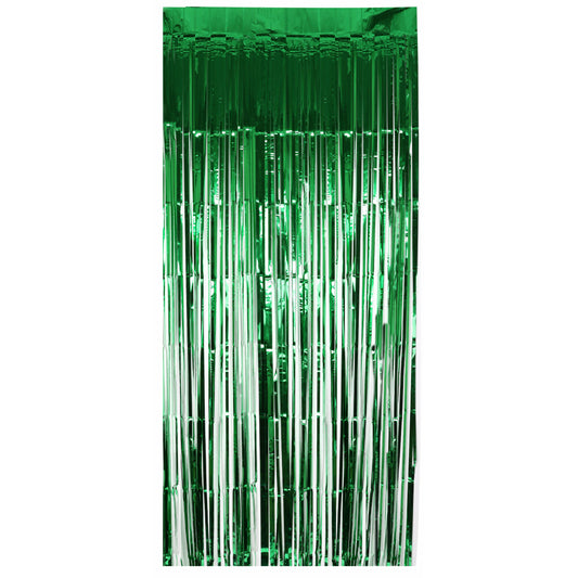 Green Foil Door Curtain