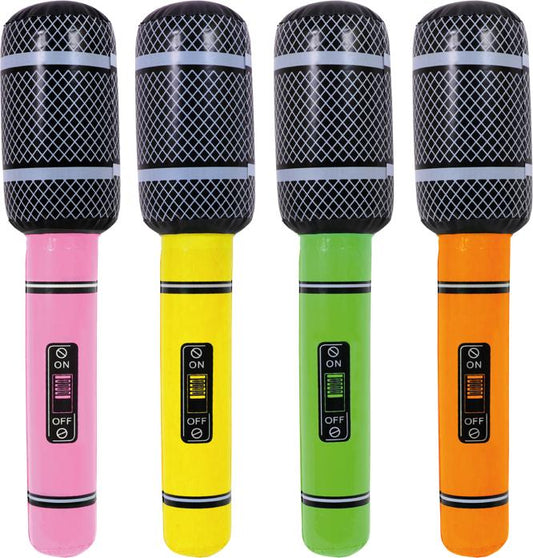 INFLATABLE NEON MICROPHONE