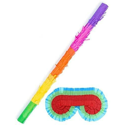 Pinata Stick and Mask Set